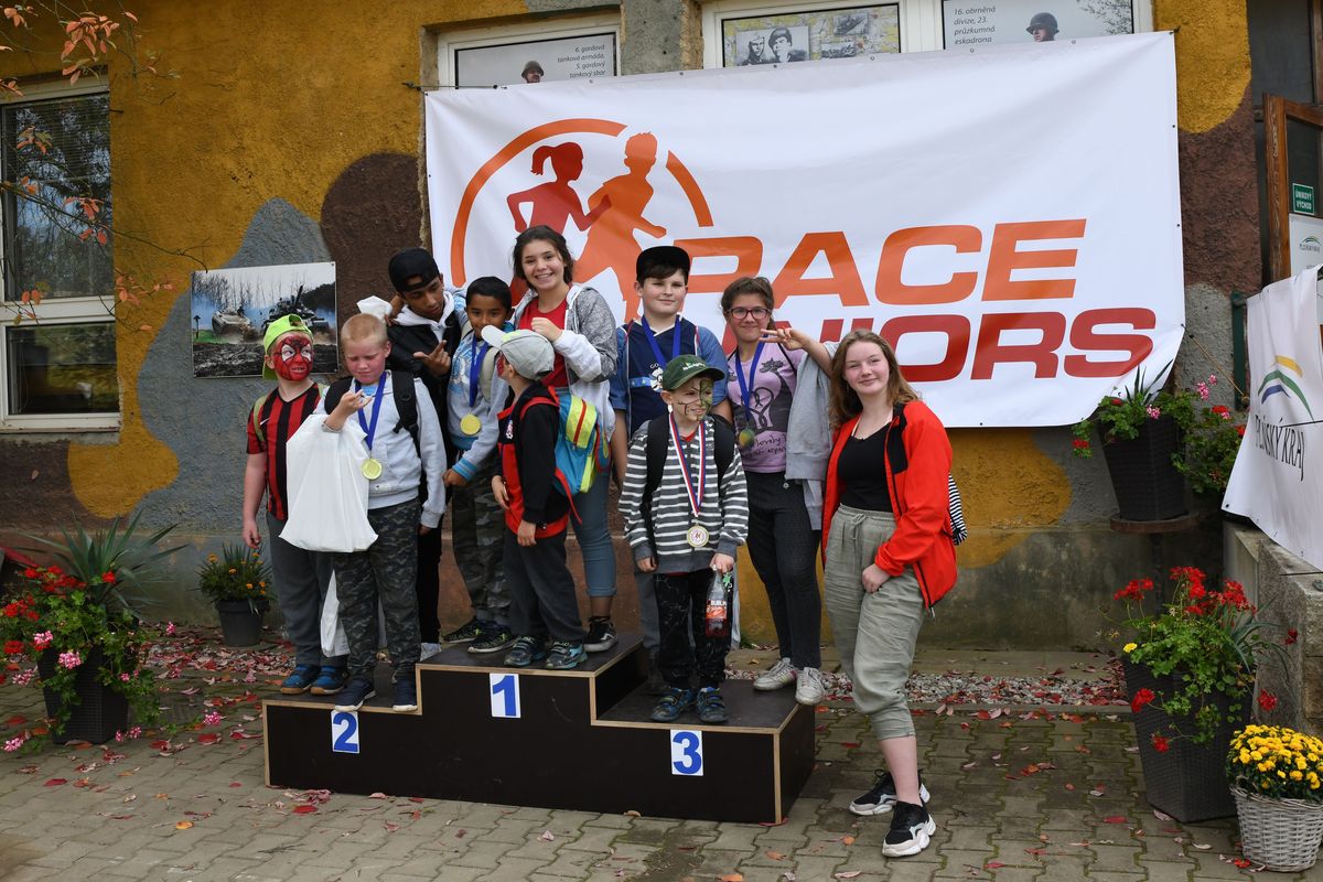 Běžecký terénní závod přes překážky pro děti Race for Juniors Rokycany ha
